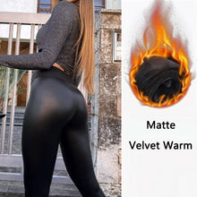 Load image into Gallery viewer, Leather Leggings Women Hip
